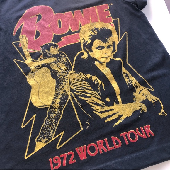 David Bowie Retro T-Shirt Black Size Small ✨ - Picture 4 of 7